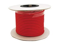 Fline EB0901230-R Câble décoratif en toile Rouge 2 x 0,75 mm 25 m