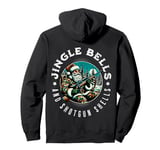 Jingle Bells and Shotgun Shells Christmas Hunting Pullover Hoodie