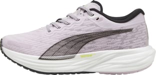 Puma Deviate Nitro 2 Womens Running Shoes Purple Cushioned Sports Run Trainers