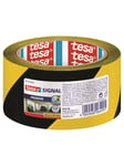 tesa Signal Premium Warning Marking Tape 66m x 50mm Yellow-Black