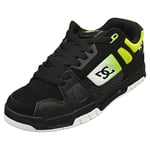 DC Shoes Stag Se Mens Skate Trainers in Black Green - 8.5 UK