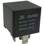 Tianbo Electronics - TRV4 L-12V-Z Relais automobile 12 v/dc 1 inverseur (rt) Y883521