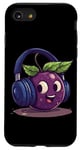 iPhone SE (2020) / 7 / 8 Fruits with Headphones for Huckleberry Lovers Case