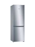 Bosch Series 2 KGN33NLEBG Freestanding 60/40 Fridge Freezer, Stainless Steel