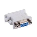 15 Pin Vga Female Till 24+1 Pin Dvi-d Hane Adapter Converter ... Bärbar dator