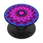 PopSockets Purple Mandala Pop Mount Socket Cute Designed Divine Mandala PopSockets Grip and Stand for Phones and Tablets