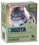 Bozita Feline Grain Free Tetra Bitar i sås med Kanin 6x370 g