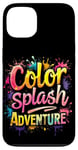 Coque pour iPhone 13 Color Splash Adventure Éclaboussures de peinture colorée