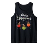 Merry Christmas Lights Santa Hat Tortoise Ugly Xmas Tank Top