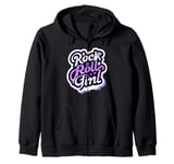 Rock N Roll Girl Purple Darla Zip Hoodie