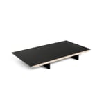 HAY CPH30 2.0 Extendable Leaf till matbord 50x90 cm Black linoleum-lacquered oak