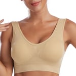 A-G Cup Push Up Sports Bra Unwired S-4XL Plus Size Exercise Bras Wear For Women