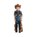 Dress Up America Cowboy Costume for Boys - Kids Cowboy Chaps and Vest Set - Feels Like Real Chaps