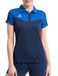 Erima Squad Sport Polo Femme, New Roy/New Navy, FR : 44 (Taille Fabricant : 42)