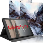 Coque Pour Tablette Ipad Pro 2021 12.9 Pouces 5e/4e/3e Gén, Étui De Protection Case Cuir Pu Housse Fine Et Légère Smart Cover Avec Fonction Support Pour Ipad Pro 12.9"" 2021 & 2020, Marbre