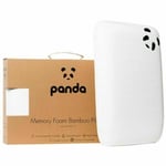 Panda Memory Foam Bamboo White Pillow Tripe Layer Soft Luxury Hypoallergenic