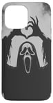 iPhone 13 Pro Max Ghost Heart Hands Scary Face Horror Poster Halloween Case