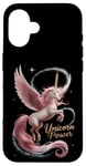 Coque pour iPhone 16 Adorable licorne magique pour fille