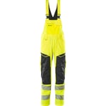 Maskotoverall 19569-236, Hi-Vis kl2, gul/svart, storlek 76/C56