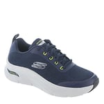 Skechers 232502 Nvlm Basket Homme, Maille Synthétique Bleu Marine, 42.5