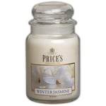 Price's - Winter Jasmine Large Jar Candle - Sweet, Delicious, Quality Fragrance - Long Lasting Scent - Up to 150 Hour Burn Time