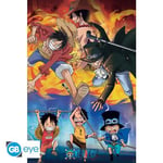 Poster Maxi One Piece Ace Sabo Luffy