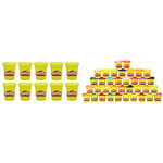 Play-Doh 12 Pots Jaune (4Oz) 36 Pots de Pate à Modeler - Couleurs Multiples - 85 g Chacun