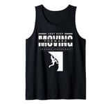 Climb Higher - Mountain Climber Motivational Design Tank Top