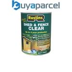 Rustins FSCL5000 Quick Dry Shed and Fence Clear Protector 5 litre RUSECWP5L