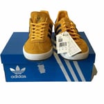 Adidas Jeans Trainers Golden Royal Blue Gum Sole UK Size 10 BNWT 2023