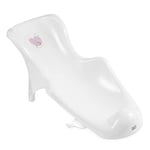 Hylat Baby Transat bain bébé - aide précieuse pour le bain des nourrissons et des bébés de la naissance à environ 6 mois, blanc