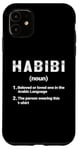 iPhone 11 Habibi Dictionary Definition Arabic for Men Women Habibi Case