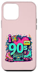 Coque pour iPhone 12 mini I love 90s Retro 1990s Theme Tenues des années 90 Costumes des années 90