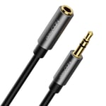 0,5M Jack Audio Stéréo Aux Câble D'Extension Câble 3,5Mm Jack Prise Métallique Téléphone Mobile Smartphone Tablette Casque Récepteur Hi-Fi (Extra Fin & Flexible)[SMA073541]