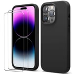 2in1 Film de Verre Protecteur D'Écran Coque pour Apple IPHONE X Xs Silicone En