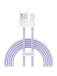 Baseus USB cable for Lightning Dynamic 2 Series 2.4A 2m (purple)