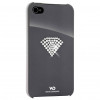 WHITE DIAMONDS White Diamonds Rainbow Silver deksel til iPhone 4 og 4s 1110RAI45