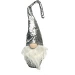 Tomte Kotte Textil Silver 28 cm Silver