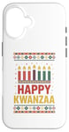 iPhone 16 Kwanzaa Kinara Candles Happy Kwanzaa Principles Case