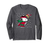 Peanuts - Christmas Snoopy Ice Skating Long Sleeve T-Shirt