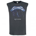 Amplified Mens Ride The Lightning Metallica Tank Top - XXL