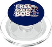 Free Skinny Bob The Gey Alien Being Held Captive PopSockets PopGrip for MagSafe