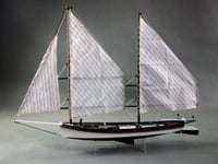 Maquette motomarine Kits Construction Maquette Bateau Kit Bateau Modèle Hobby Voilier Maquette en Bois Echelle 1/24 'Sharpie 1870 Maquette Bateau la décoration