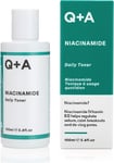 Q+A Niacinamide Daily Toner: Advanced Facial Toner for Reducing Breakouts, Pores