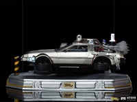 Back To The Future 2 Delorean Regular 1/10 Art. Statue Iron Studios