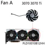 Ventilateur de carte vidéo PLD10010B12HH,pour gelée GeForce RTX 3070 3080 3090 3070Ti SUPRIM X,roulement à billes - Type 3070 3090 Ti fan A