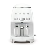 Machine à café Filtre blanc 1050 W DCF02WHEU Smeg