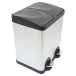 2 Compartment Recycle Bin 30L