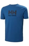Helly Hansen Homme Hh Logo T-shirt SS Tshirt, Azurite, L EU