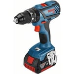 BOSCH PROFESSIONAL Bosch Professional Gsb 18v-28 Skruvmejsel + 2 Batterier 4,0 Ah Gal 18v40 L-fodral